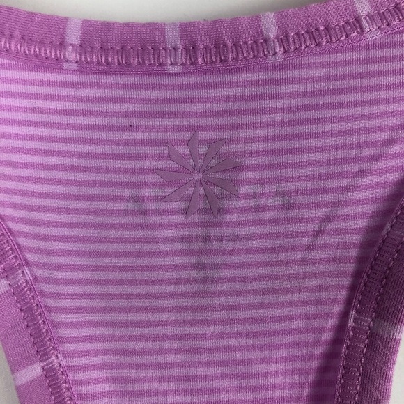 Athleta Purple Racerback Jazzy Stripe Chi Tank Top - Picture 5 of 5